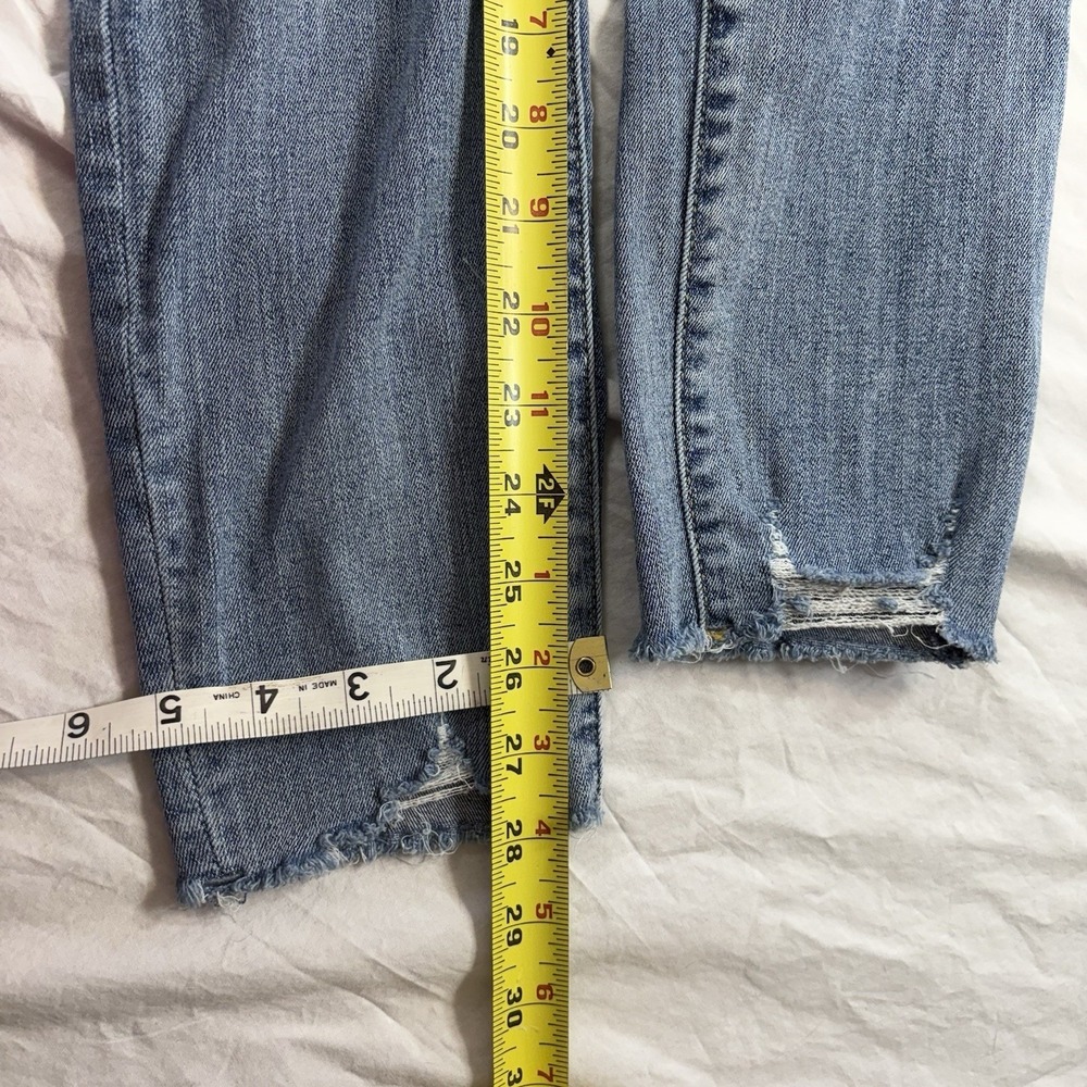Universal Thread Women's Jeans Size 2/26 R High Rise Skinny Distressed Cuff - Picture 5 of 8